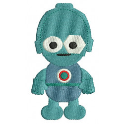 Stickmuster - Roboter Robo 1